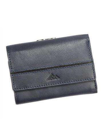 Dámska kožená peňaženka EL FORREST 579-33 RFID modrá s horizontálnou orientáciou a funkciou SECURE