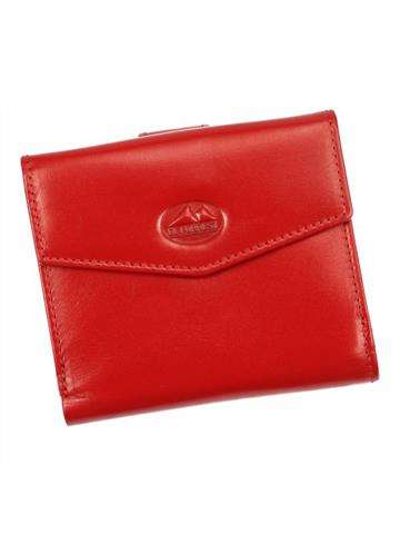Dámska kožená peňaženka EL FORREST 853-47 RFID Red Elegant
