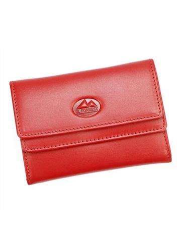 Dámska kožená peňaženka EL FORREST 878-47 RFID Red SECURE