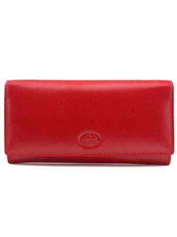 Dámska kožená peňaženka EL FORREST 922-47 RFID Červená s ochranou proti krádeži