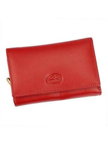 Dámska kožená peňaženka EL FORREST 938-47 RFID červená s ochrannou funkciou RFID