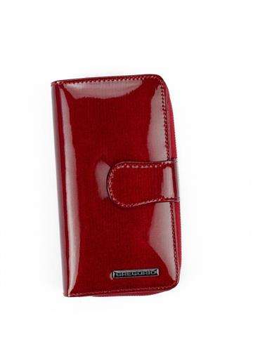 Dámska kožená peňaženka Gregorio vo vertikálnom dizajne s funkciou RFID SECURE - stredná veľkosť, čierna