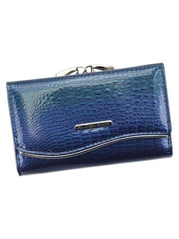Dámska kožená peňaženka Jennifer Jones 5245-2 RFID SECURE Horizontal Blue