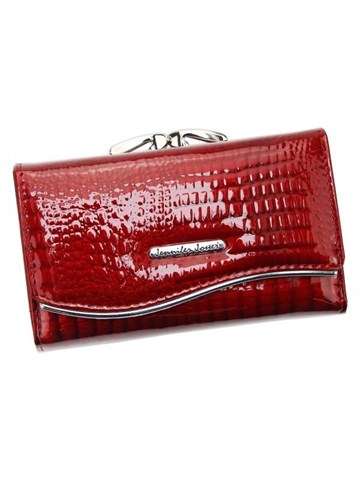 Dámska kožená peňaženka Jennifer Jones 5245-2 Red Horizontal RFID SECURE