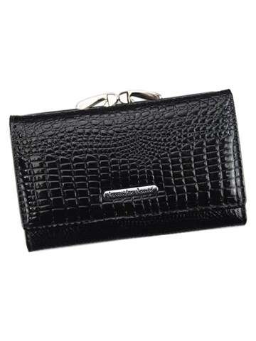 Dámska kožená peňaženka Jennifer Jones 5249-2 Black Horizontal Large
