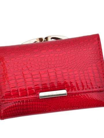Dámska kožená peňaženka Jennifer Jones 5282-2 Red Horizontal RFID