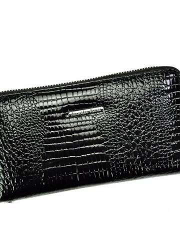 Dámska kožená peňaženka Jennifer Jones 5295-2 Black Large Horizontal