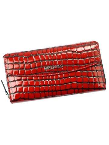Dámska kožená peňaženka Mato Grosso 0635-460 RFID Red Horizontal Large