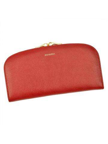 Dámska kožená peňaženka PATRIZIA IT-123 RFID červená s horizontálnym formátom a ochrannou funkciou RFID