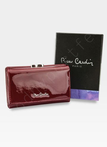 Dámska kožená peňaženka Pierre Cardin 05 LINE 108 Medium Level Black s ochranou RFID