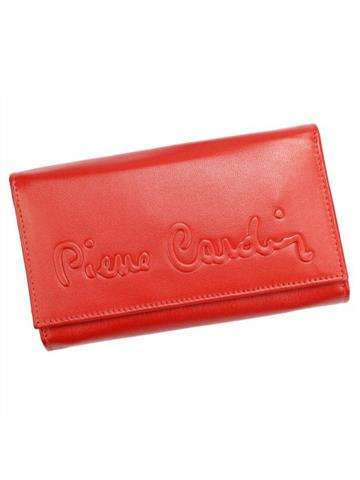 Dámska kožená peňaženka Pierre Cardin TILAK91 2206 červená horizontálna veľká