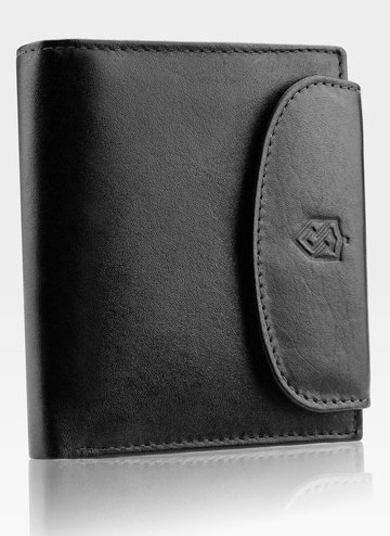 Dámska kožená peňaženka STEVENS Čierna s ochranou RFID
