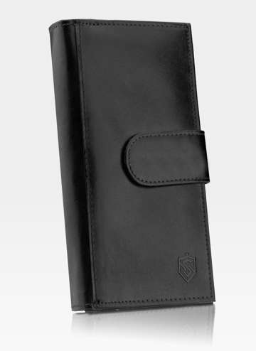 Dámska kožená peňaženka STEVENS Resource Black Z02-210 RFID