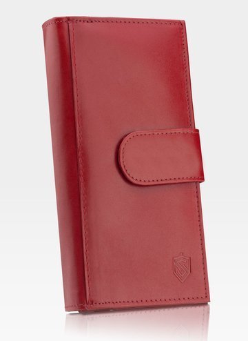 Dámska kožená peňaženka STEVENS Resource Red Z02-210 RFID