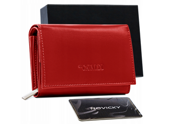 Dámska kožená peňaženka s otvorom na fotografie a systémom RFID - Cavaldi