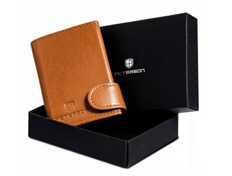 Dámska kožená peňaženka s podávačom kariet - Peterson