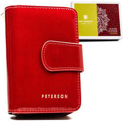 Dámska kožená peňaženka s vertikálnou orientáciou - Peterson