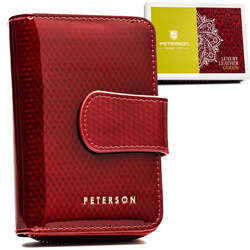 Dámska kožená peňaženka s vertikálnou orientáciou - Peterson