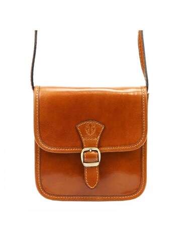 Dámska kožená taška Florence 133 Camel Crossbody Natural Leather