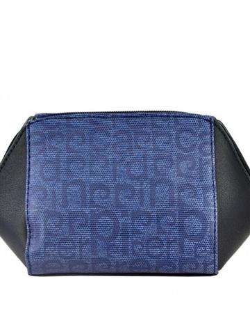 Dámska kozmetická taška Pierre Cardin MS87 61464 Modrý polyester so zlatým kovaním