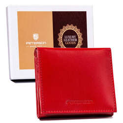 Dámska malá kožená peňaženka s RFDI Protect - Peterson