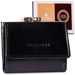 Dámska malá kožená peňaženka s RFID Protect - Peterson