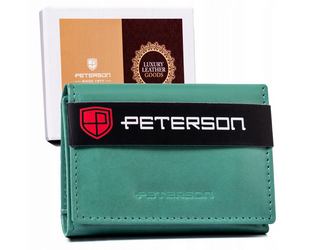 Dámska malá kožená peňaženka so zapínaním - Peterson