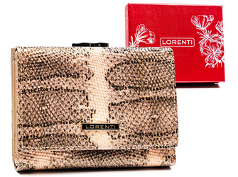 Dámska malá kožená peňaženka so zapínanímigiel - Lorenti