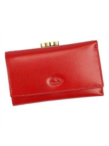 Dámska peňaženka EL FORREST 948-47 RFID Červená prírodná koža