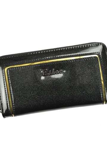 Dámska peňaženka Eslee 6870 Kožená čierna elegantná