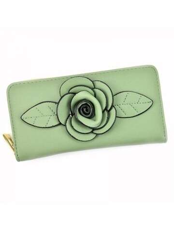 Dámska peňaženka Eslee F9999 Eco Leather Green Elegant