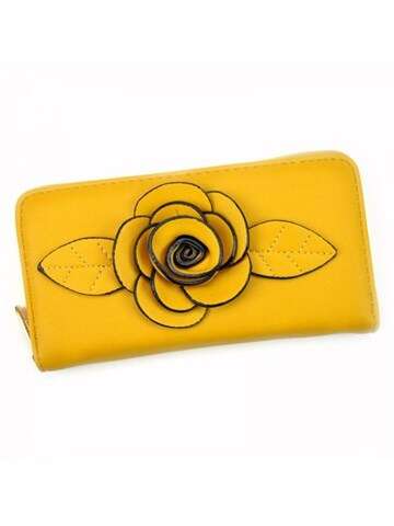 Dámska peňaženka Eslee F9999 Eco Leather Yellow