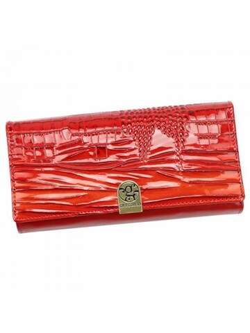 Dámska peňaženka Gregorio AL-122 Large Red Combination Leather Orientation