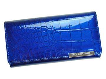Dámska peňaženka Gregorio BC-102 Natural Leather Large in Blue Úroveň orientácie