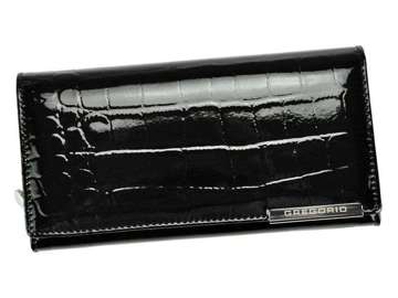 Dámska peňaženka Gregorio BC-106 Large Black Natural Leather Orientácia