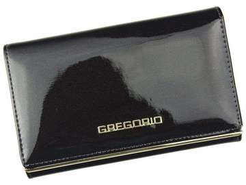 Dámska peňaženka Gregorio ZLL-101 Prírodná koža tmavohnedá Úroveň RFID SECURE