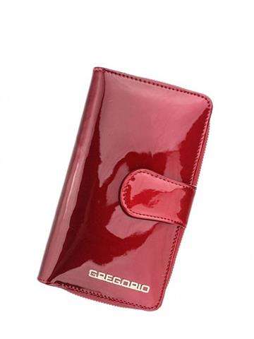 Dámska peňaženka Gregorio z prírodnej kože v orientačnej veľkosti s ochranou RFID - Vertical Medium Black