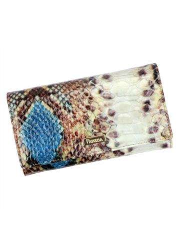 Dámska peňaženka PATRIZIA VL-114 RFID Prírodná koža Large Blue Level Orientácia