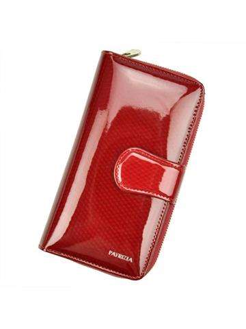 Dámska peňaženka PATRIZIA z pravej kože s ochranou RFID vo vertikálnom formáte čierna