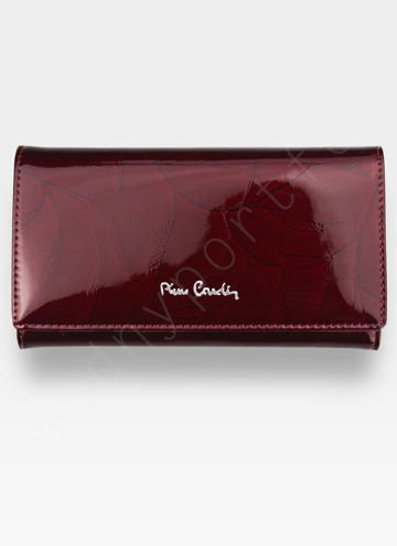 Dámska peňaženka Pierre Cardin 02 LEAF 114 Burgundy Natural Leather Large Level Orientácia