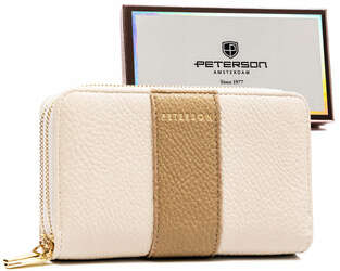 Dámska peňaženka z ekologickej kože so zipsom - Peterson