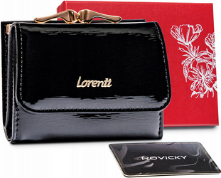 Dámska peňaženka z lakovanej kože s RFID - Lorenti
