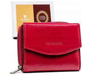 Dámska peňaženka z prírodnej kože s RFID - Peterson