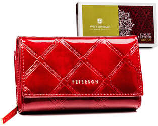 Dámska peňaženka z prírodnej kože s RFID - Peterson