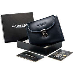 Dámska stredná kožená peňaženka so zapínaním - 4U Cavaldi