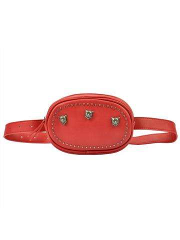 Dámska taška z ekokože Glamour 8891 Red s nastaviteľným popruhom