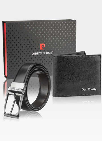Darčeková súprava Pierre Cardin opasok a peňaženka v elegantnej darčekovej krabičke 8824