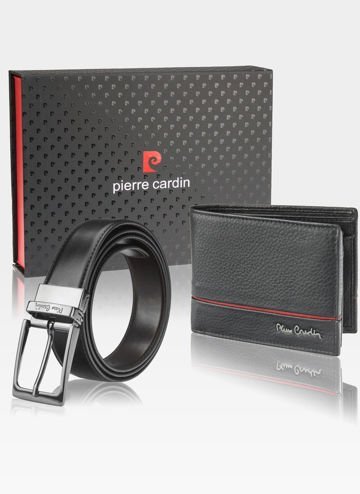 Darčeková súprava Pierre Cardin opasok a peňaženka v elegantnej darčekovej škatuľke 8806
