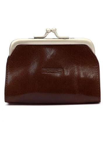 ERRE Kožená peňaženka K32 H08 P452 Dark Brown Classic