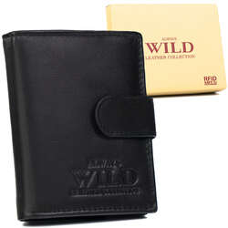 Elegantná pánska kožená peňaženka so zapínaním - Always Wild